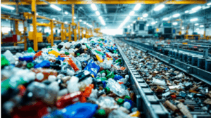 Linha de reciclagem.